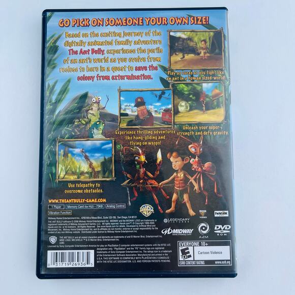 The Ant Bully Sony PlayStation 2, 2006 PS2 Complete CIB + Registration Card - Picture 2 of 11